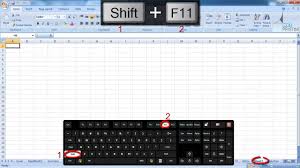 Alt + enter while typing text in a cell, pressing alt + enter will move to the next line, allowing for multiple if ms excel is currently not running (open) in your pc and you want to create a new excel file then follow the following steps to assign custom shortcut key and. How To Insert New Sheet In Excel Basics And Shortcuts For Excel Youtube