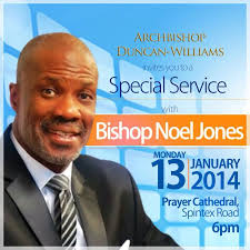 ARCHBISHOP NICHOLAS DUNCAN WILLIAMS HOSTS BISHOP NOEL JONES.