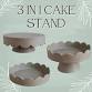 3 in 1 Cake Stand Clay Hand Building Class