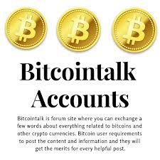 Easy Way To Buy Bitcointalk Account Bitcointalkaccounts Accounting Crypto Currencies Merit