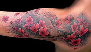 40 cute cherry blossom tattoo design ideas hative. Sakura Flower Tattoo Men Sakura Flower Tattoo Design
