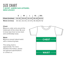 47 Detailed American Apparel T Shirts Size Chart