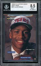 Series 1 1996-97 Uppe Deck Collecto's Choice Allen Iveson Allen Iverson  Rookie Card Values