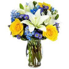If you are looking for birthday flower arrangements and gifts in the indianapolis area then look no further! Blue Hues Flower Bouquet At Send Flowers