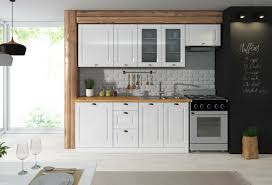 white gloss country modern kitchen 7
