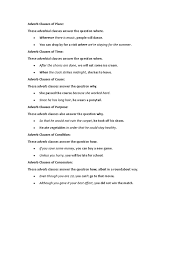 Usage of adverbial clause as a place. Adverb Clauses
