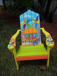 13 Of The Most Unique Adirondack Chairs You Can Find On The Internet Eccb Outdoor Blog Tropical Adirondack Chairs Adirondack Chair Art Chair