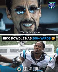 Who started Rico Dowdle? 👀 Carolina Panthers