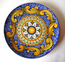 Italian Ceramic Wall Plates From Sicily Italian Pottery Deruta Ceramics Ceramic Painting