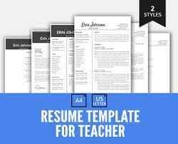 This template is available as free download. Resume Template Google Docs Editable Resume For Teacher With Cover Letter
