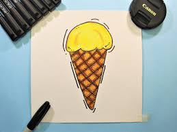 Corn Ice Cream Drawing Draw For Kids In 2020 Drawing For Kids Drawings Art Class