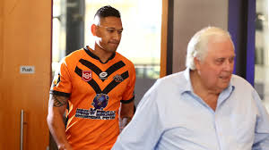 Dan peled/aap a u s t r a l i a n a s s o c i a t e d p r e s s Nrl 2021 Clive Palmer On Cusp Of Signing Tony Williams To Join Israel Folau At Southport Tigers In Gold Coast A Grade Competition