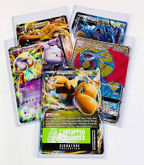 5 out of 5 stars. Amazon Com 5 Oversized Jumbo Pokemon Cards In Top Loaders Ex Gx Legendary Full Art Untapped Games