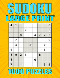 sudoku large print 1000 puzzles sudoku puzzle book with 1000 hard to expert sudoku puzzles for adults with solutions and large print for better gamin paperback skylight books
