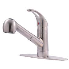 They ease your kitchen life by providing healthy and clean water at all times. Ultra Faucets Uf12003 Stainless Steel Single Handle Kitchen Faucet With Pull Out Spray Walmart Com Walmart Com