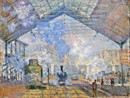 Saint Lazare Station Exterior View 1877 Claude Monet Claude Monet Paintings Monet Art Claude Monet Art
