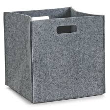 Wohnideenshop Regalkorb Filz In Grau 32x32x32cm Fur Ikea Kallax Expedit Drona Und Weitere Farben Zur Auswahl Amazon De Kuche H Stoffkorb Filzkorb Grau Korb