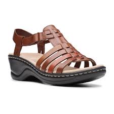 Clarks Womens Lexi Bridge Wedge Sandals In 2019 Wedge
