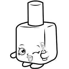 Shopkins Season 1 Polly Polish Coloring Page Shopkins Colouring Pages Shopkin Coloring Pages Shopkins
