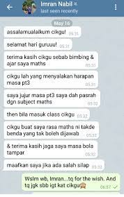 Anda tidak hanya mengajar, tapi telah membimbing saya selama ini. Facebook