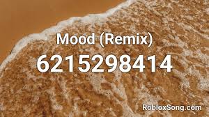 Roblox id code mood 24k golden. Mood Remix Roblox Id Roblox Music Codes