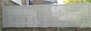 And being the diyer you are, you're probably happy we left some of the project for you anyway. Contemporary Painted Slatted Panels The Garden Trellis Company