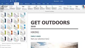 Apply A Theme In Microsoft Word Youtube
