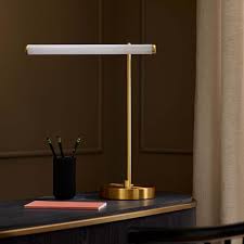 The port and switch are in the back, by the cord. Light Rods Led Usb Table Lamp