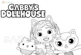 Print our free thanksgiving coloring pages to keep kids of all ages entertained this november. Gabby S Dollhouse Coloring Pages New Pictures Free Printable