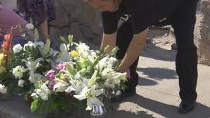 Patriotic flower arrangements are a beautiful gift. Flowers Donated For Victims Funeral Used For 22 Hearse Procession To Memorial Site Kfox