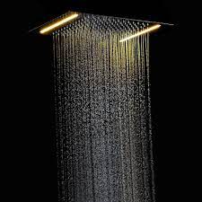 The rain shower heads give a relaxing experience without having to visit a spa. 20 Recessed Ceiling Mount Square Oil Rubbed Bronze Led Rain Shower Head