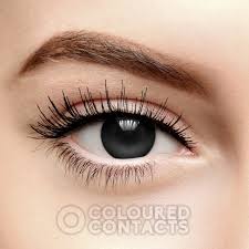Image result for black sclera contacts
