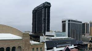 The building has become a hazard as debris and pieces of the building's exterior disintegrate. Trump Plaza Implosion The Atlantic City Casino Is Coming Down Youtube