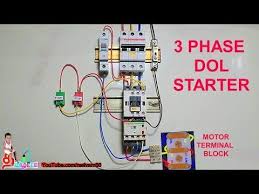 Three phase dol starter control overload indicator power wiring diagram. 3 Phase Dol Starter Connection Three Phase Induction Motor Dol Starter In Tamil And English Youtube Motor Electrical Circuit Diagram Delta Connection