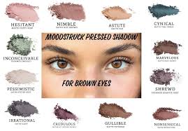 Do You Have Brown Eyes These Are Some Of The Moodstruck Pressed Shadows Colors That Will Make Your Eyes Pop Brown Eyes Pop Younique Eyeshadow Brown Eyeshadow