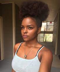 High Puff Tutorial Sleek Edges Hair Styles Natural Hair Styles Natural Hair Tips