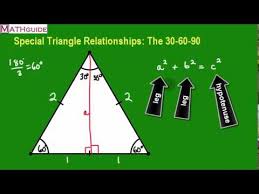 What is up my dudes? Deriving The 30 60 90 Special Right Triangle Youtube