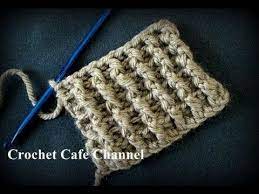 دروس تعليم الكروشيه الدرس17 غرزة البريد الأمامى و الخلفي و طريقة عمل البيليسيه كروشيه كافيه crochet knitted knitted scarf