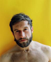 Portraits at home by James Barnett, a series against yellow