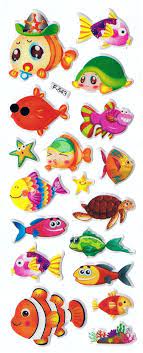 View full size frame ikan kartun clipart and download transparent clipart for free! Jual Sk522 Stiker Sticker Timbul Set Strip Aneka Gambar Kartun Ikan Fish Kab Sidoarjo Pusat Mainan Edukasi Tokopedia