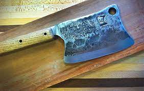 I M Obsessed With These Cleavers Made In Minneapolis From Scavenged Metal They Are One Of A Kind Usable Works Of Art Meat Cleaver Kitchen Knives Knife Making