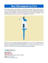 Alibaba.com offers 1,345 usa mailing products. Best Micropipette In Usa By Microlit Usa Issuu