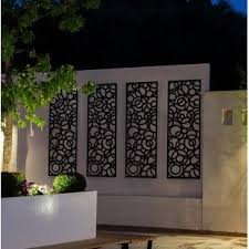 Fleur De Lis Living Panel Plastic Wall Decor Wayfair Garden Wall Designs Garden Wall Garden Wall Decor