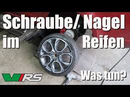 Schraube Nagel Im Reifen Was Tun Reifenreparatur Skoda Octavia Rs Youtube