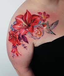 Search Inspiration For A Realistic Tattoo Amaryllis Tattoo Cover Tattoo Tattoos