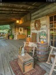 Rocking Chairs Out Front Rustic Cabin Cabin Porches Cabin