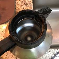 Put 6 cubes of ice into your stainless steel coffee maker. How Should I Clean A Stainless Coffee Carafe Coffee Stack Exchange
