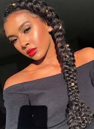 Long Side Braid For Natural Hair 2018 2019 Ideas For Fashion Natural Hair Styles Braided Hairstyles For Black Women Fish Tail Braid