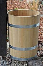 Holz Regentonnen Gartenbedarf Rasenkanten Regentonne
