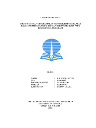 Karya ilmiah s1 perpustakaan ut.doc. Cover Makalah Universitas Terbuka Tulisan